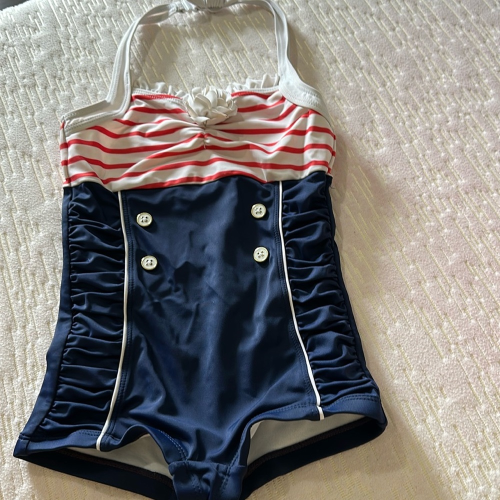 Janie and Jack Girl Bathing Suits size 6